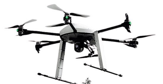 M2dv6 thermal gimbal camera on a Drone UAV UAS