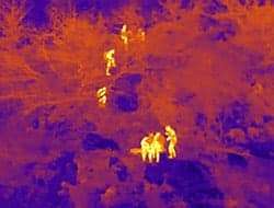 drone thermal camera for search and rescue