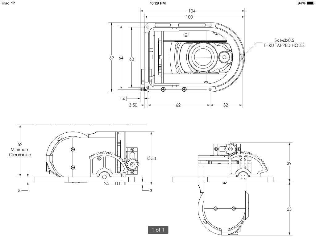 M2d gimbal blueprint