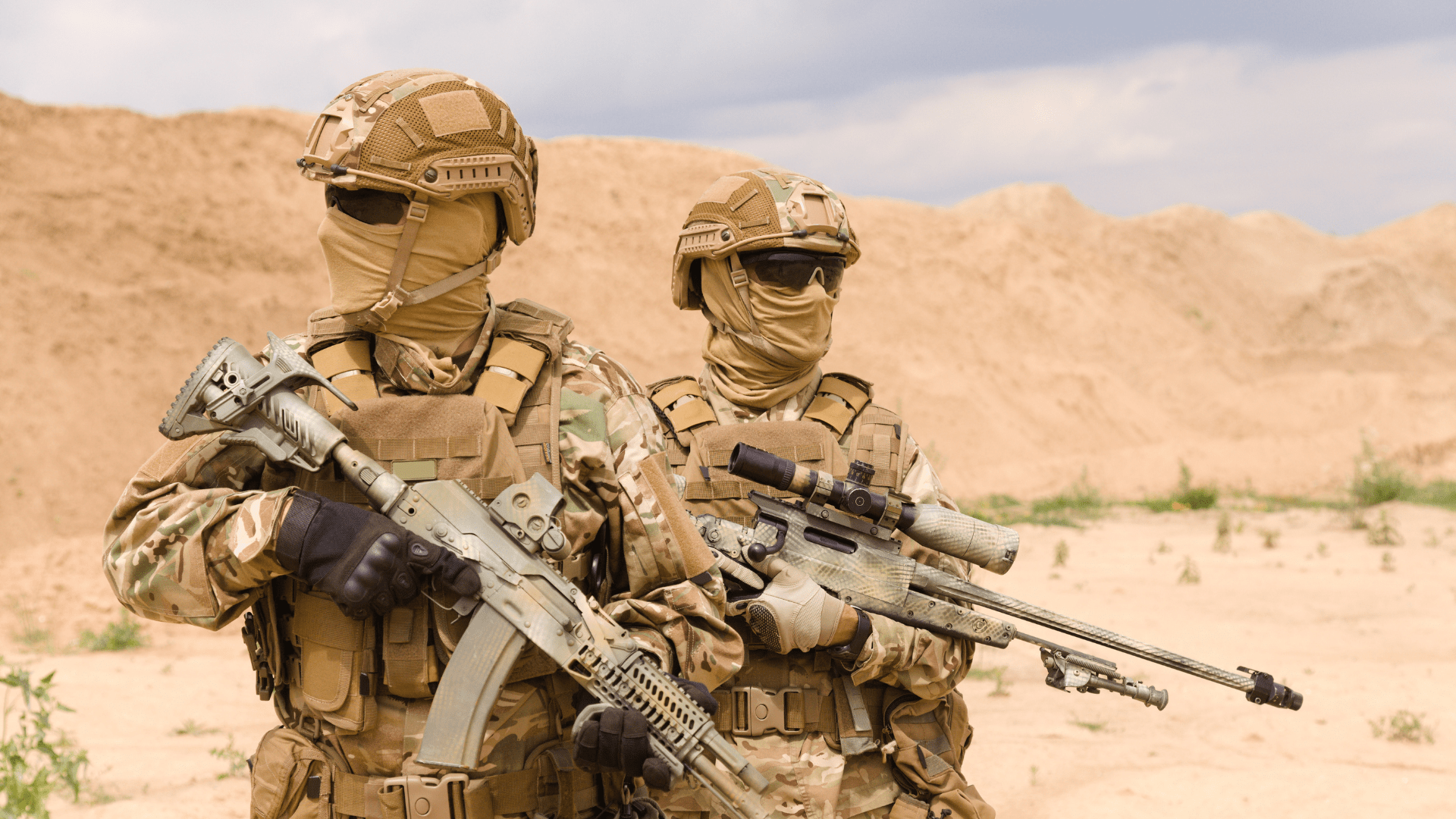 armed forces in desert