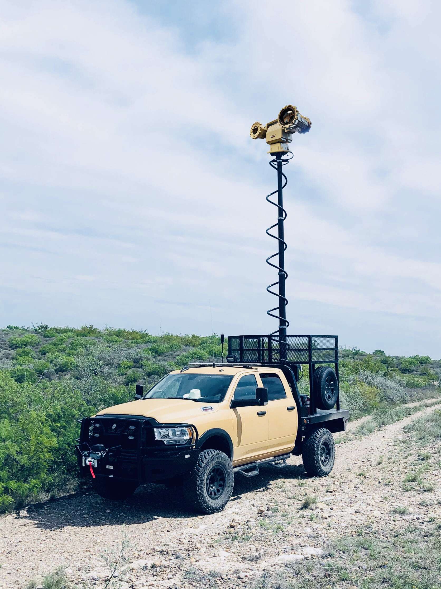 UAV With thermal gimbal attached