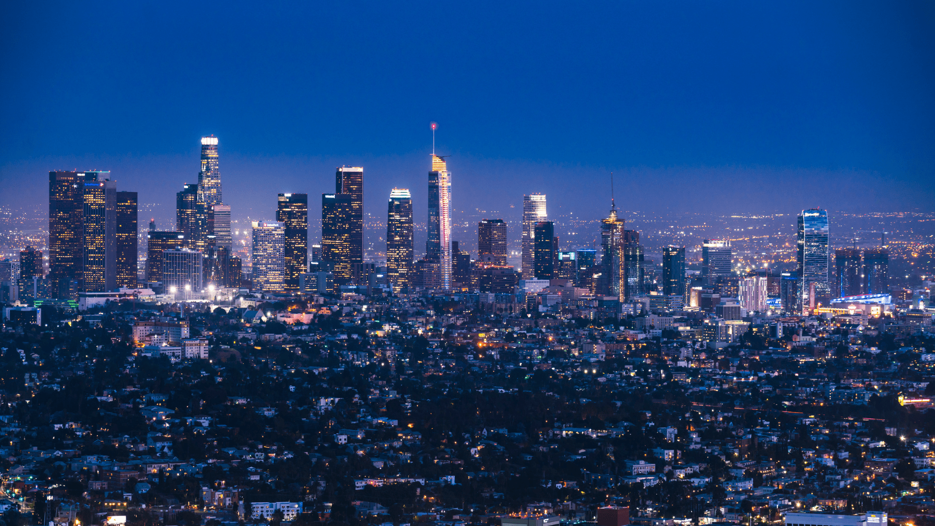 los angeles at night