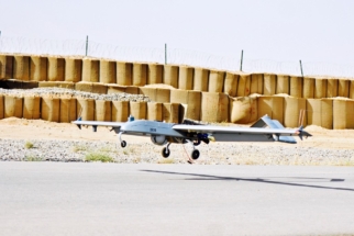 uav launching with custom thermal camera attached