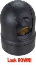 m1-d thermal gimbal 360 degree security camera looking down