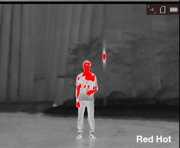 red-hot thermal imaging flir color palette