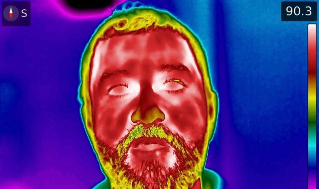 rainbow thermal imaging color palette