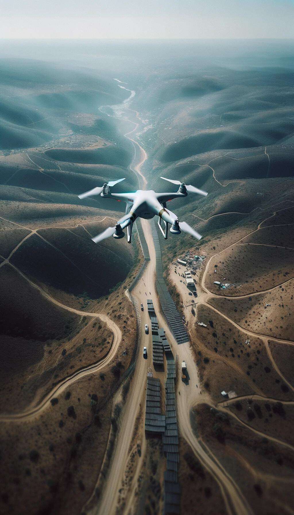 border security using thermal UAV Gimbal Drone camera