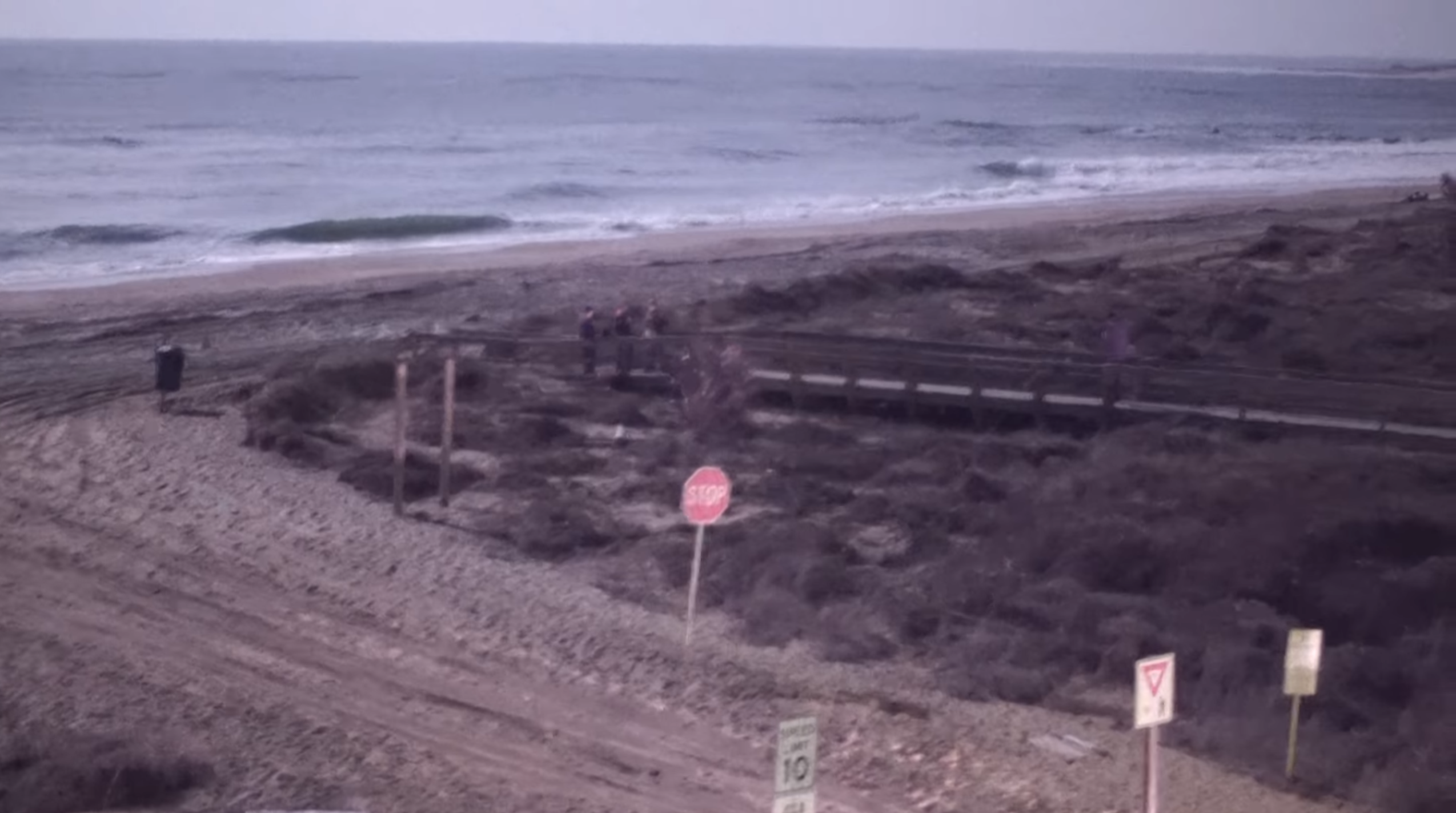 full color night vision demonstrated at the beach